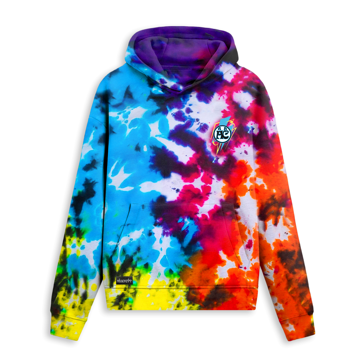 ALLEYCVT - I FEEL SO DAMN GOOD TIE DYE HOODIE