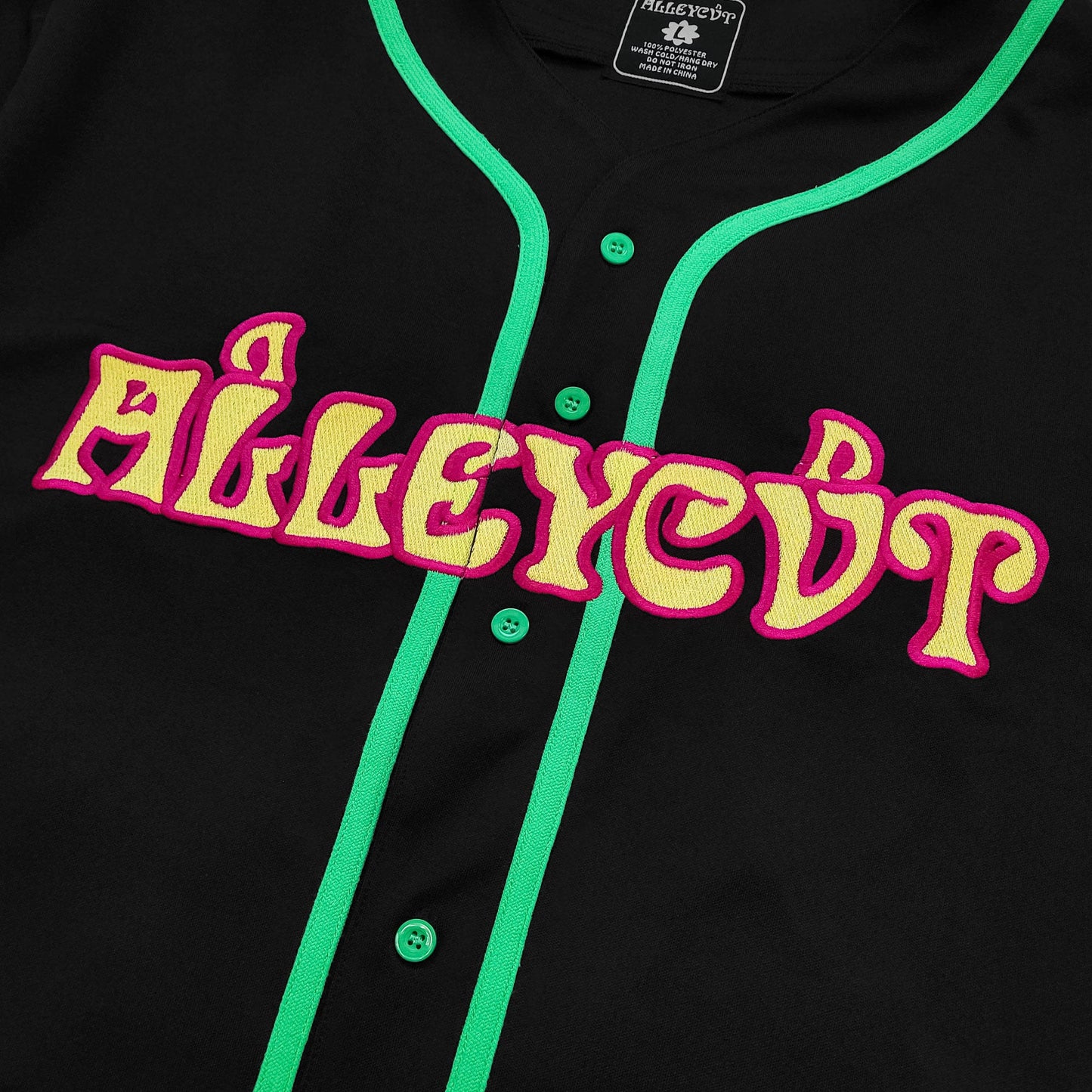 ALLEYCVT FEEL IT BASEBALL JERSEY BLACK