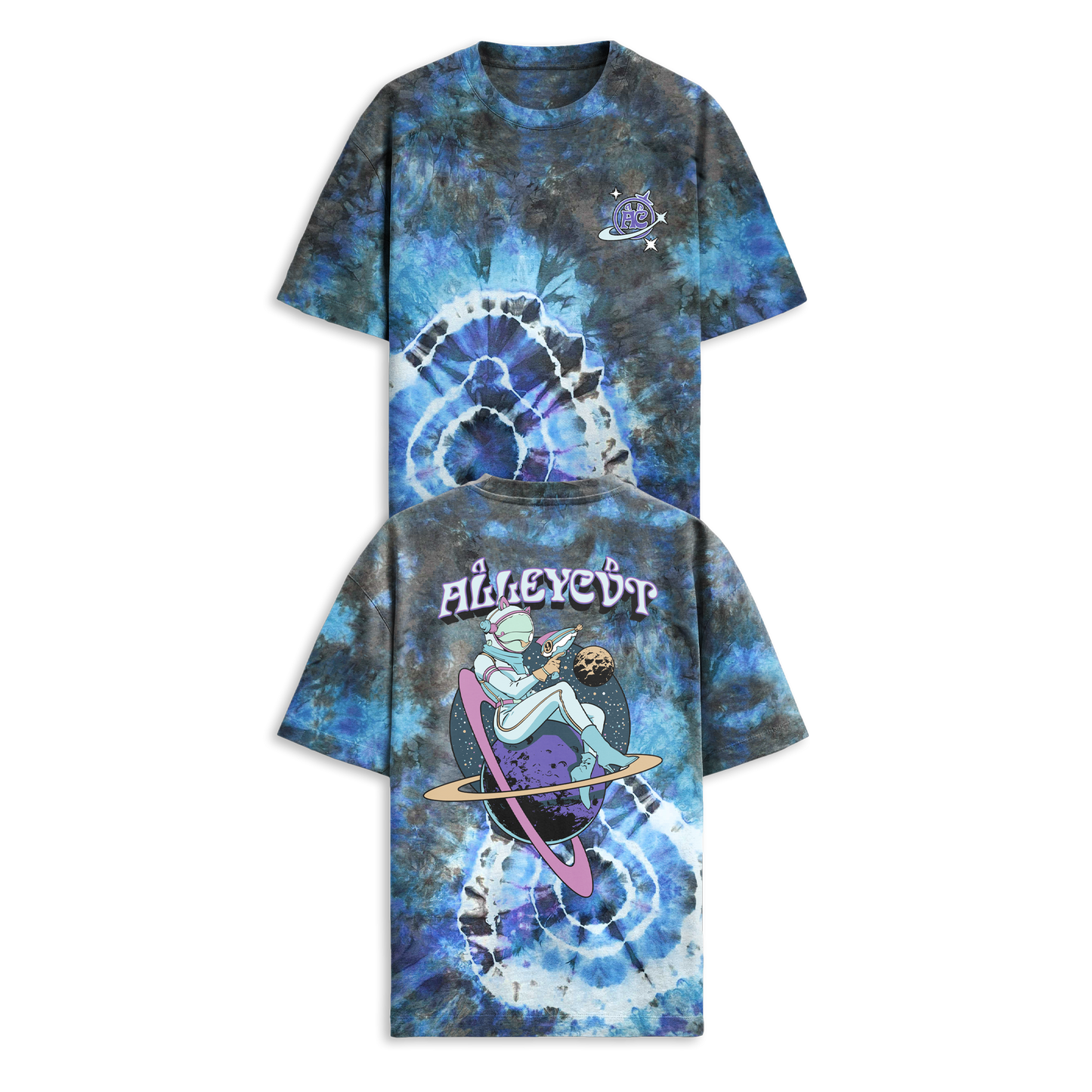 ALLEYCVT - ASTRO GIRL TIE DYE TEE