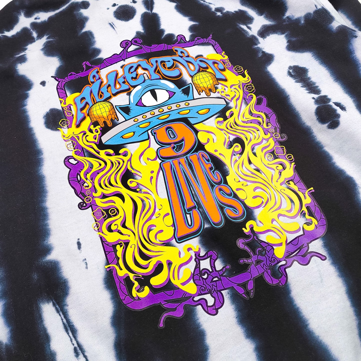 ALLEYCVT - OTHER SIDE TIE DYE HOODIE