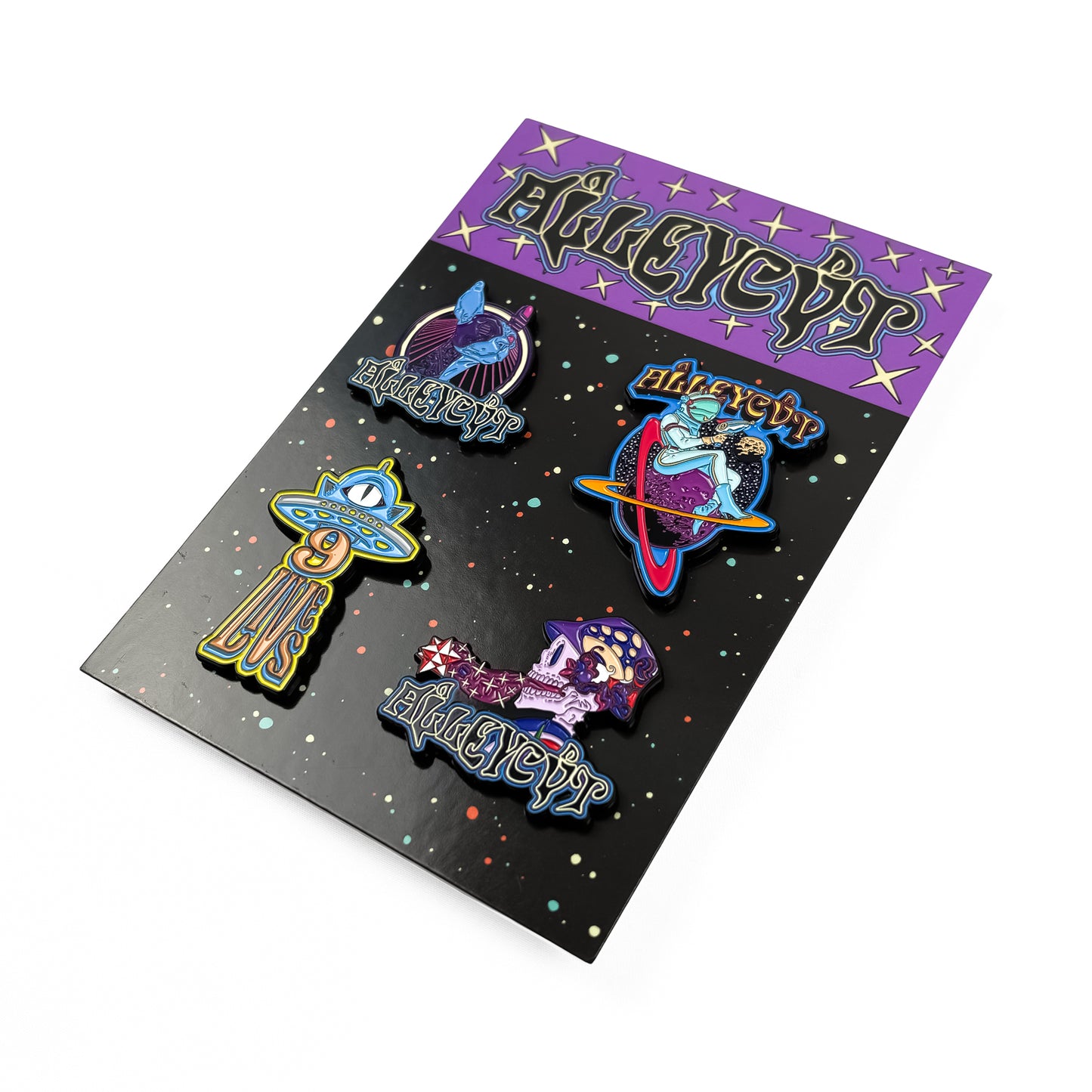 ALLEYCVT - 9 LIVES PIN PACK