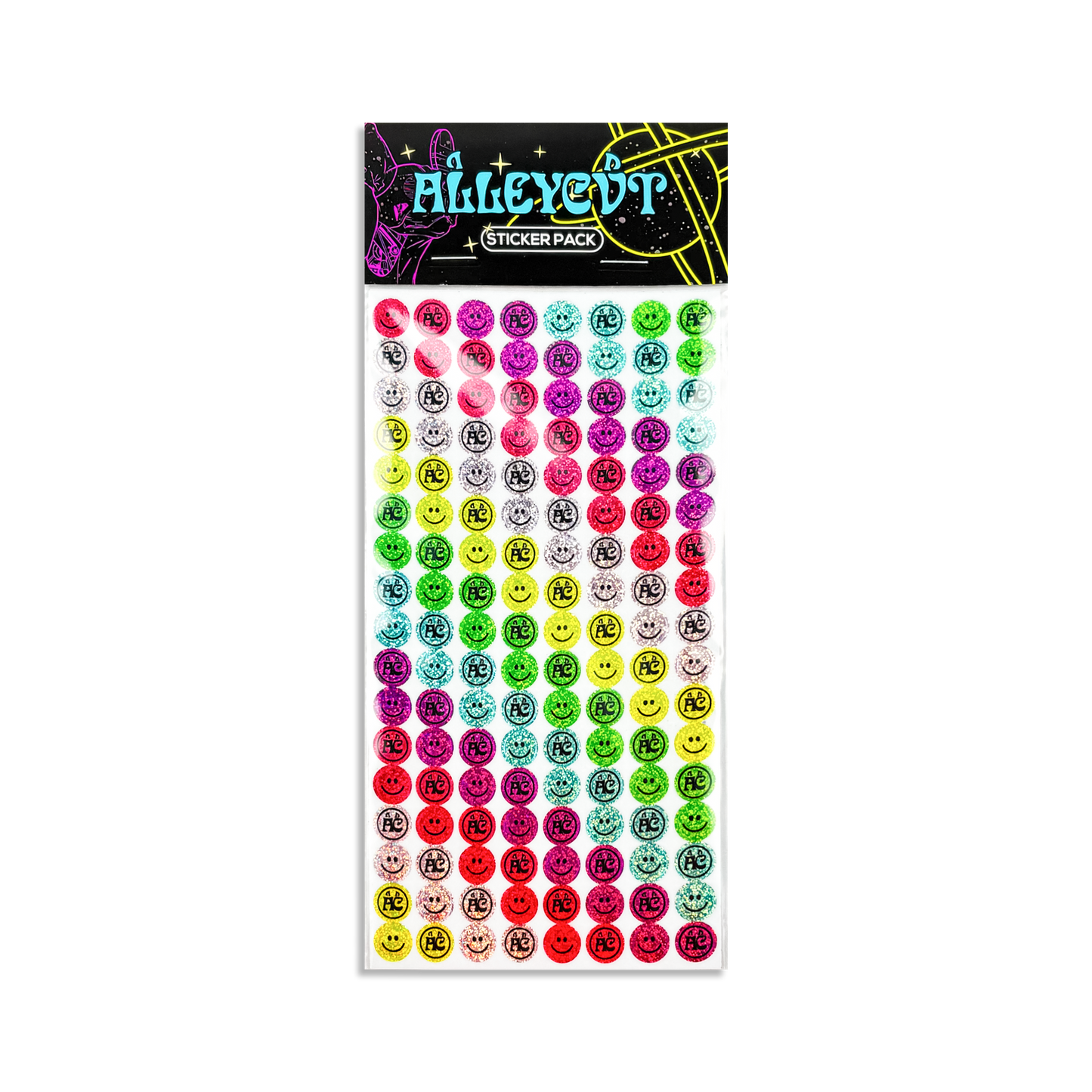 ALLEYCVT - SMILEY STICKER PACK