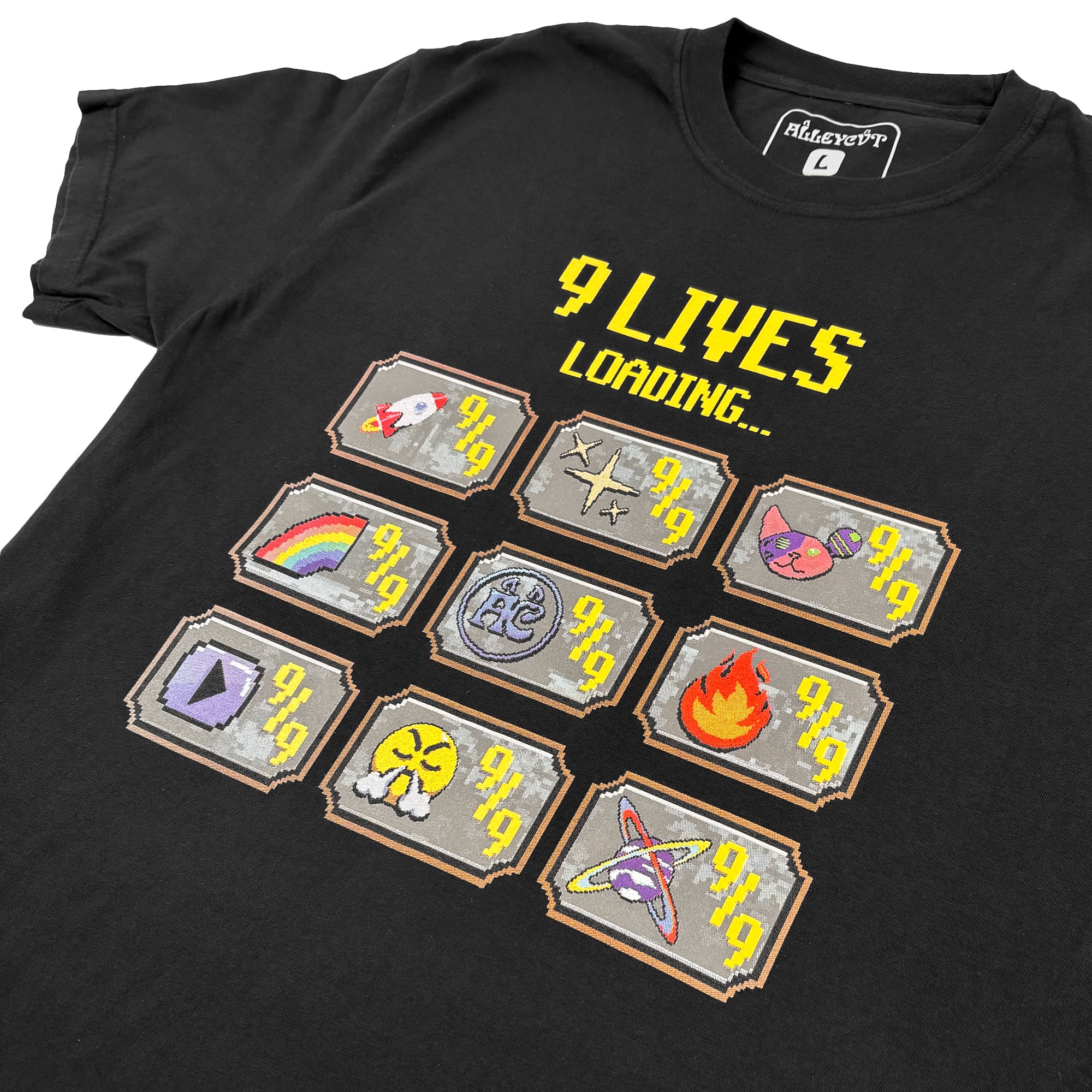 ALLEYCVT - 9 LIVES CVTSCAPE TEE – ALLEYCVT STORE