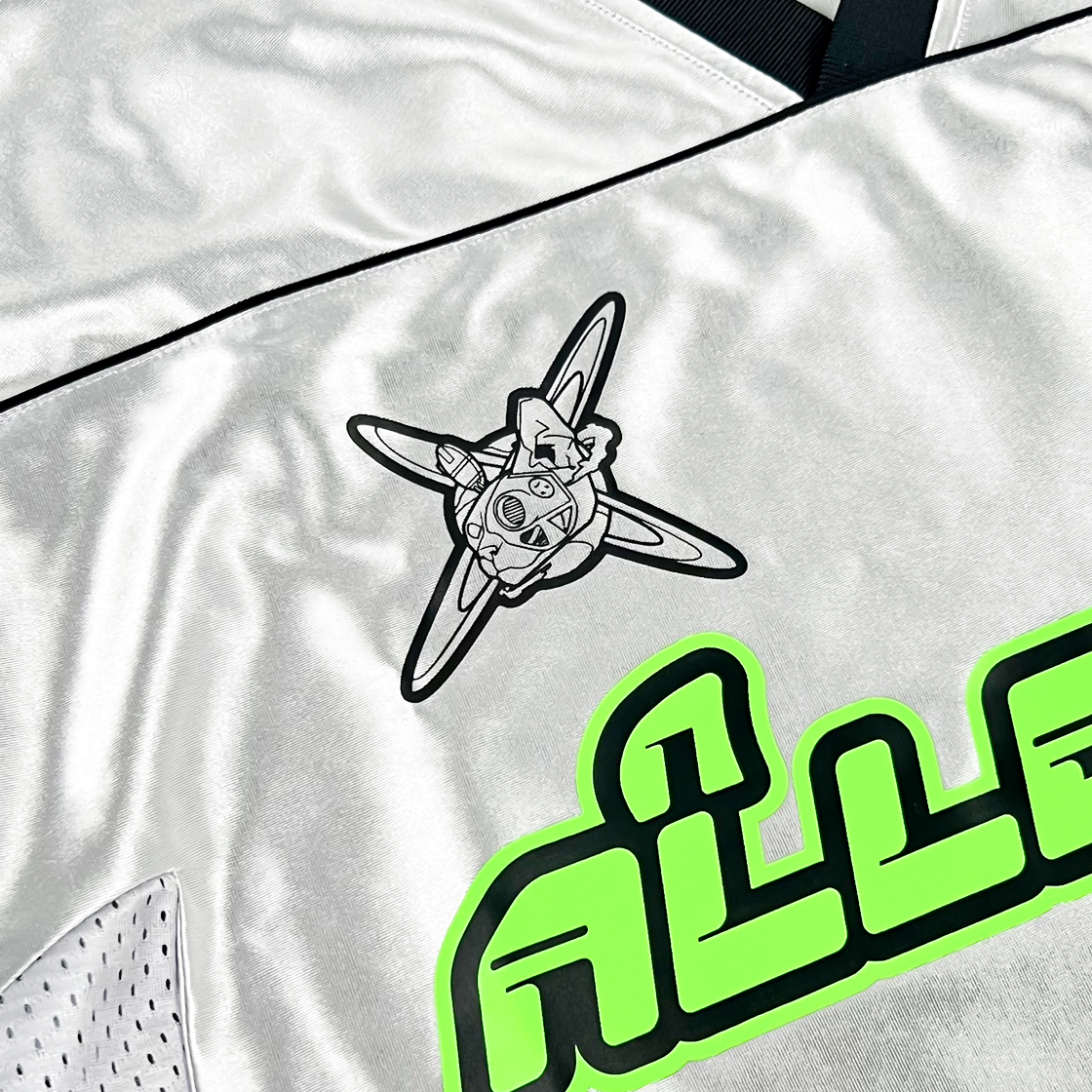 ALLEYCVT - SILVER FOOTBALL JERSEY